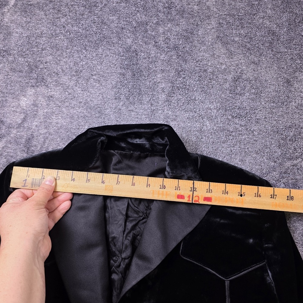 Ralph Lauren Purple Label Walker Velvet Tuxedo Jacket Womens 4 Western $3,490 - Picture 4 of 7